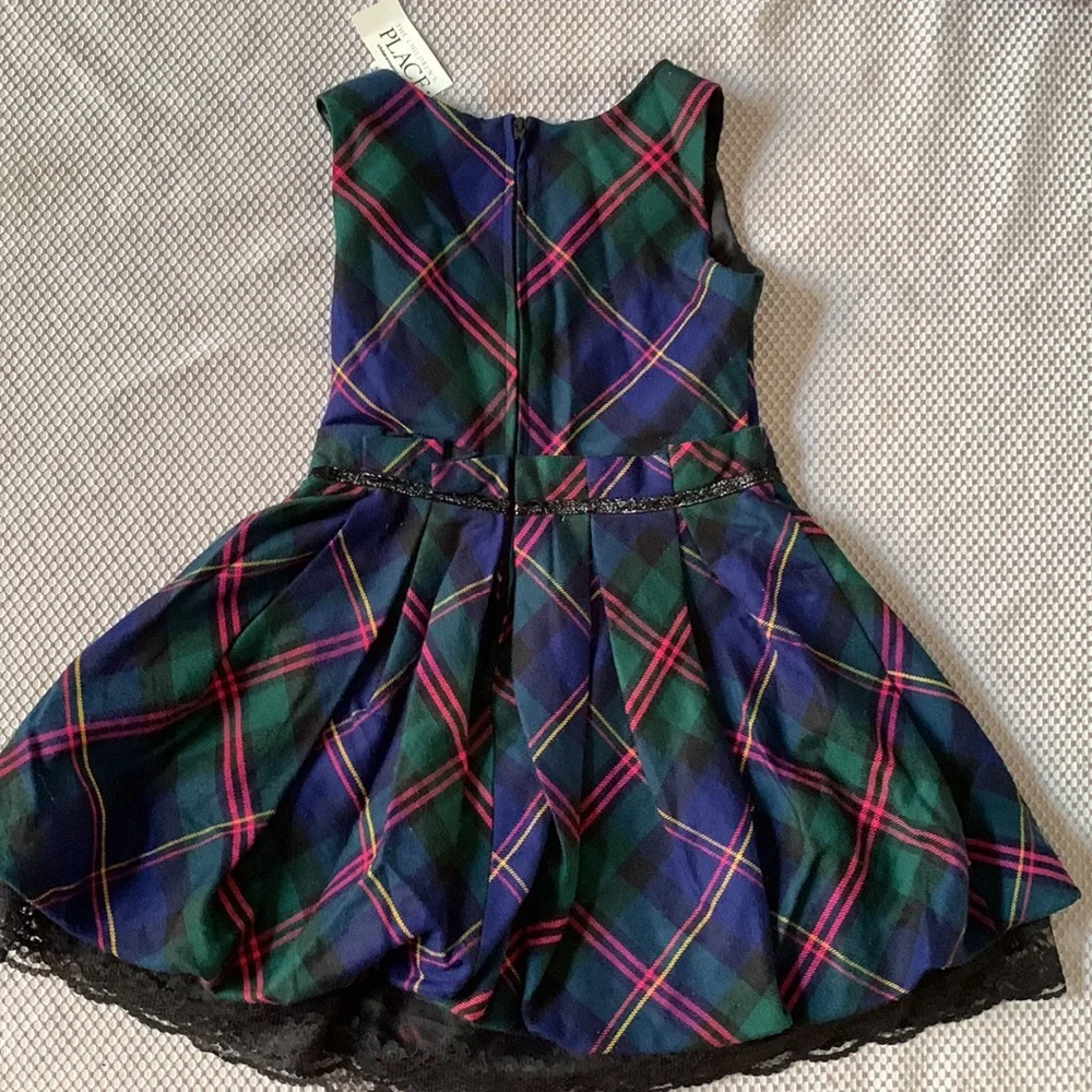 New holiday dress for girls in plaid
